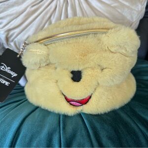 Disney Winnie the Pooh Plush Furry Makeup Travel Bag: NWT